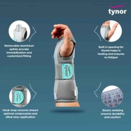 Tynor Right Wrist &a; Forearm Splint for Child image 3