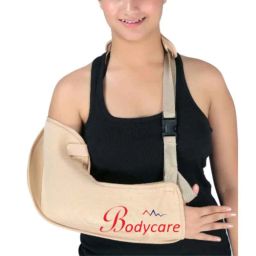 Bodycare Cotton &a; Elastic Beige Deluxe Adjustable Pouch Arm Sling, RP-3712, Size: M-image-79