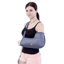 BPL Lightweight Adjustable Plastic Grey Arm Sling, Size: L, BPL-04L-32
