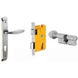 Dorset ML Series Zara 70mm Stainless Steel Door Handle Lock Set with Coin &a; Knob, ML ZA-image-92