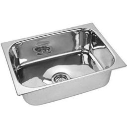 IRIS 24x18x10 inch Stainless Steel Chrome Finish Square Bowl Kitchen Sink-image-21