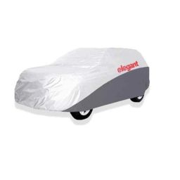 Elegant White &a; Grey Water Resistant Car Body Cover for Maruti Suzuki Wagon R 2019 Onwards-picture-2