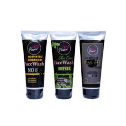 Indopower DD195 100ml Skin Care Face Wash &a; 100ml Activated Charcoal Facewash with 100ml Charcoal Peel Off Mask Combo Pack-4
