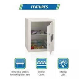 Godrej Nx Pro 40L Safe Ivory Digital Home Locker with Pin Code &a; Key Access (Tijori) image 4