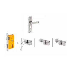 Dorset Dash HL DAS 204.3mm Zinc SC Finish Lock Set with Coin &a; 60mm Knob Cylinder (Pack of 3)-image-39