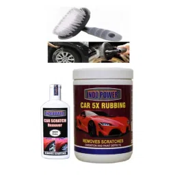 Indopower Ff1037 Car 5X Rubbing, Scratch Remover, All Tyre Cleaning Brush Kit, AHh1041-image-53