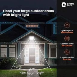 Orient Razor 100W 6500K Cool White Flood Light with 60 deg Beam Angle image 2