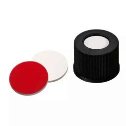 Lab Plus Auto Sampler Vial LLG Labware Black Cap, LP-2332 (Pack of 100)-24