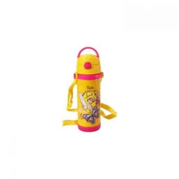 Cello Champ 400ml Stainless Steel 304 Yellow Character Print Vacuum Water Bottle, 405CSSB0441-picture-4