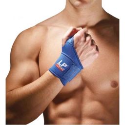 LP Support 726 Nylon &a; Neoprene Blue Wrist Wrap with Thumb, Size: Universal-24