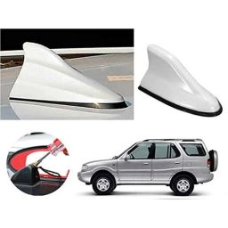 Auto Pearl ABS White Universal Replacement Shark Fin Car Roof Antenna For Tata Safari-image-32