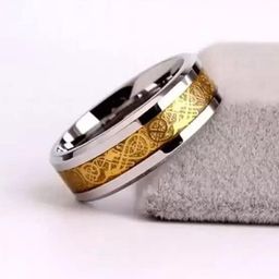 MEENAZ Men Pack Of 2 Silver-Plated Textured Stainless Steel Finger Ring-image-131