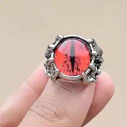 KARISHMA KREATIONS Dragon Evil Eye Adjustable Finger Ring-picture-49