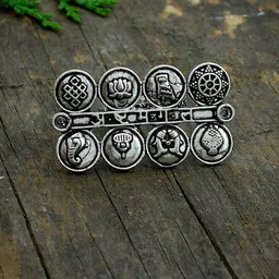 Silvermerc Designs Silver-Plated & Temple Finger Ring-image-80