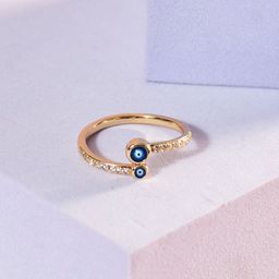 SALTY Stone Studded Finger Ring-52