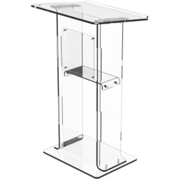 Classic Concepts 24x20 inch Clear Acrylic Podium Stand for Conference &a; Seminar, CCP060-image-48