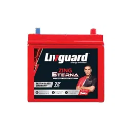 Livguard Zing Eterna 45Ah 12V C20 Red Right Layout Battery with 36+36 Months Warranty for Four Wheelers, ZE 55B24LS L-picture-30