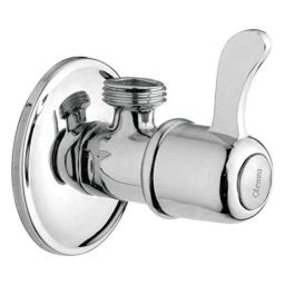 Oleanna MC-02AC Magic Brass Silver Chrome Finish Angle Valve with Wall Flange-image-70