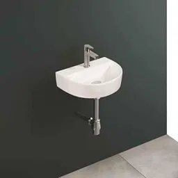 Uken Ceramic Wall Hung Premium Wash Basin For Bathroom/Hotel/Washroom White Color ( Without Stand) (21)-image-32