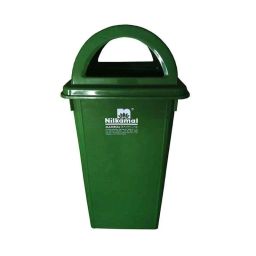 Nilkamal 100 Litre Green Virgin Plastic Dustbin, RFLB100L1, Dimension: 94x48x48 cm (Pack of 2)-image-46