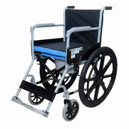 Vissco 100kg Black Rodeo Heroic Comfort Wheelchair with Removable Commode-picture-13