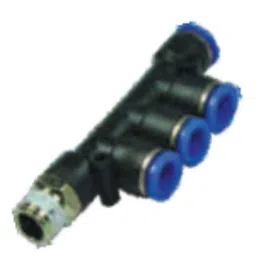 Akari 4x1/2 inch PKB Male Triple Branch-picture-23