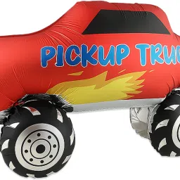 Printed Foil Balloon Pickup Truck with Wheels Ideal for Boys Birthday Decoration Balloon-image-83