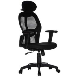 Teal Cosmos Mesh Black High Back Office Chair, 19001978-20