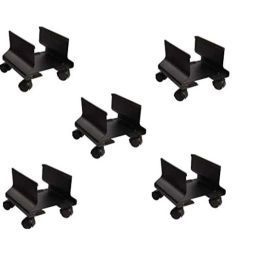 Implemental Metal CPU Trolley Stand with Wheels (Pack of 5)-1