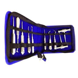 Forgesy 10 Pcs Stainless Steel Grade 410 Matt Finish Dental Elevator Set-image-51