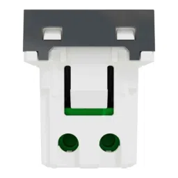 Schneider Electric Miluz Zeta Polycarbonate &a; Polyamide Anthracite 1 Module DND &a; MMR Switch with Indicator, MZDMI1M_NA image 2