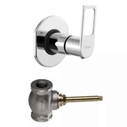 Cera Winslet Quarter Turn Single Lever Wall Mount Stop Cock, F1099351 + F4050102 (Pack of 2)-29