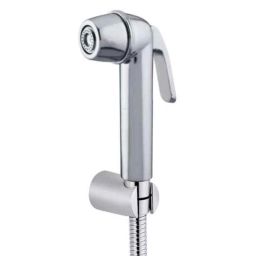 Joyway Super Plastic Chrome Finish Silver Health Faucet with 1m Flexible Tube &a; Wall Hook-picture-39