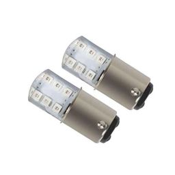 AllExtreme EXB5SCW BA9S 3W 5 SMD White Chipset Silicone License Plate Dome Indicator LED Parking Light for Car, Bike &a; Motorcycle (Pack of 2)-32