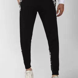 Peter England Men Black Solid Joggers-picture-34