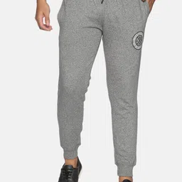 THE HOLLANDER Men Brand Logo Printed Terry Cotton Terry Mid Rise Jogger-image-97