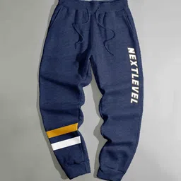 CODEZ Boys Typography Printed Mid Rise Joggers-image-50