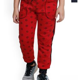 IndiWeaves Boys Pack Of 2 Floral Printed Fleece Joggers-image-55