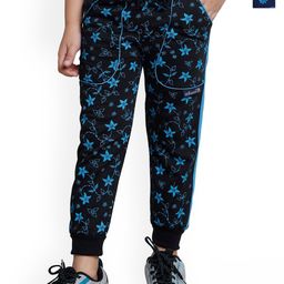 IndiWeaves Boys Pack Of 2 Floral Printed Fleece Joggers-image-57