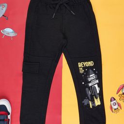 Pantaloons Junior Boys Graphic Printed Cotton Joggers-image-30