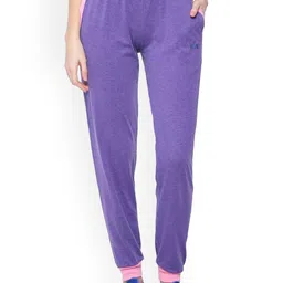 DYCA Women Purple And Pink Solid Regular Fit Cotton Joggers-image-27