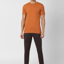 Peter England Men Orange & Brown Night suit-image-44