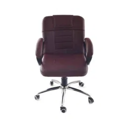 Da Urban Leatherette Brent Brown Swivel Computer Task Chair with Armrests-picture-25