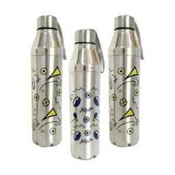 Breeze Galaxy 1250ml Stainless Steel &a; Plastic Water Bottle (Pack of 2)-picture-47