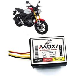 Auto Pearl 12V Black Front &a; Rear Flasher Indicator Light for XSR155-picture-43