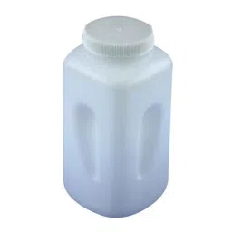 Polylab 4000ml Polypropylene Square Wide Mouth Bottle, 33511-1