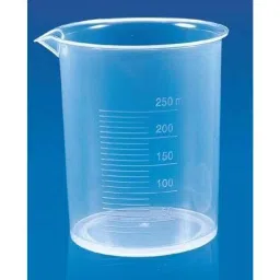 SSU Beakers 250ml Free Shipping Plastic Pvc, (Pack of 36)-33