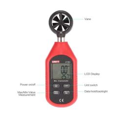 Uni-T UT-363 Digital Anemoscope Air Flow Range 0-30m/s image 3