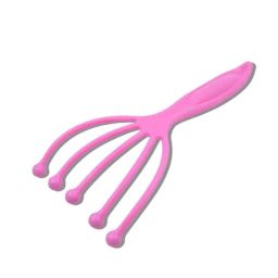 DeoDap Plastic Pink Handheld Scalp Massager for Relaxation, 0268-26