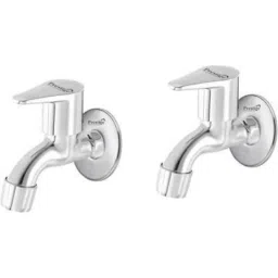 Prestige Jazz Stainless Steel Chrome Finish Bib Cock with Wall Flange (Pack of 2)-image-43